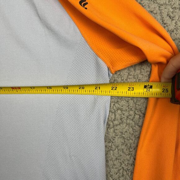 Fabletics The Training Day 1/4 Zip Long Sleeve ColorVapor Blue Block Men XL - Picture 5 of 9